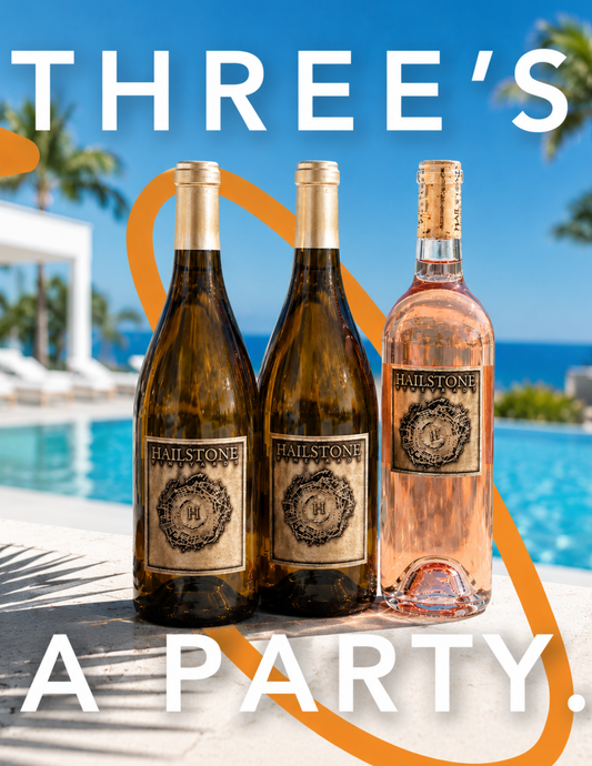 2 Chardonnays + 1 Rosé for only $99 + Shipping